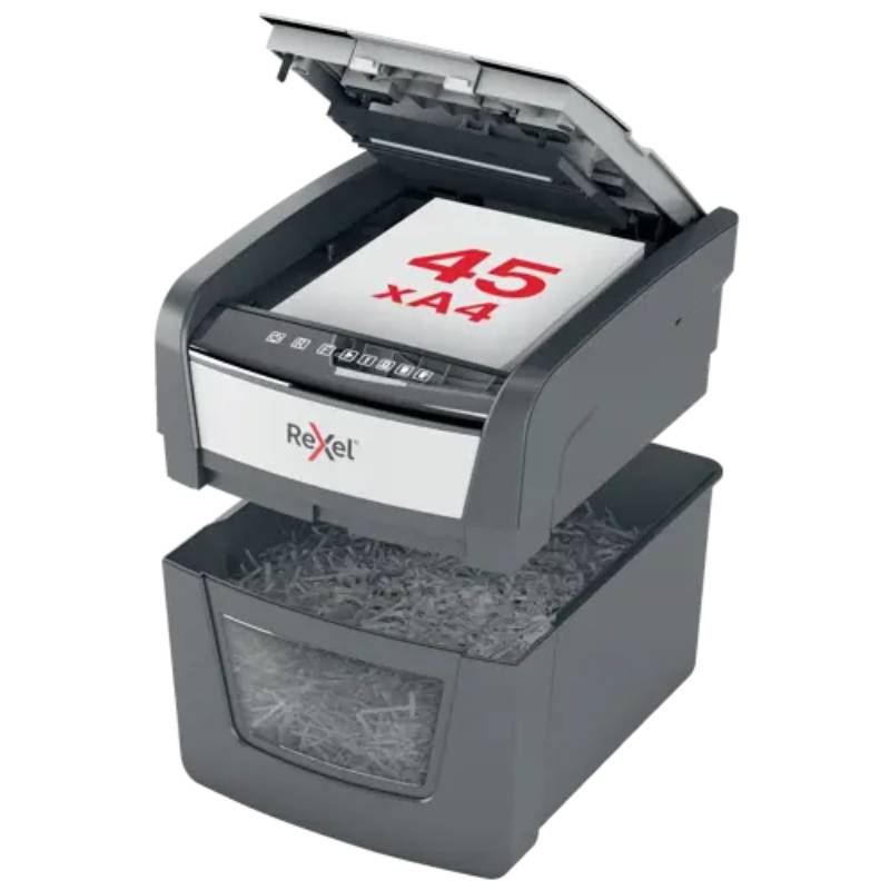 Destructeur De Documents REXEL Optimum AutoFeed 45X Coupe Croisée - Image 2