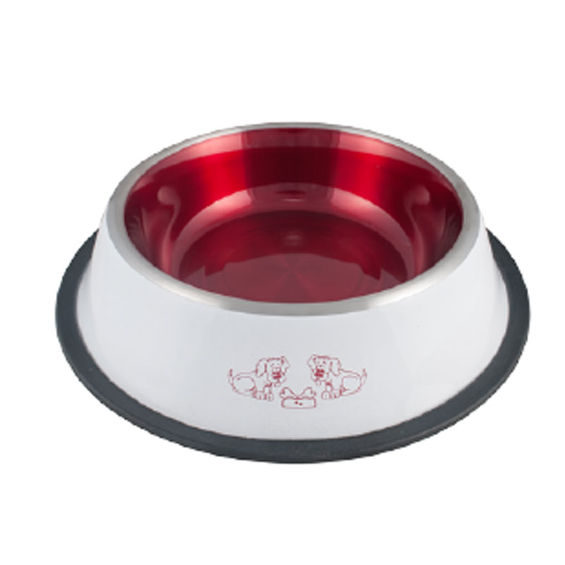 Gamelle FELICAN antidérapante YUMMY 0.9L - Inox