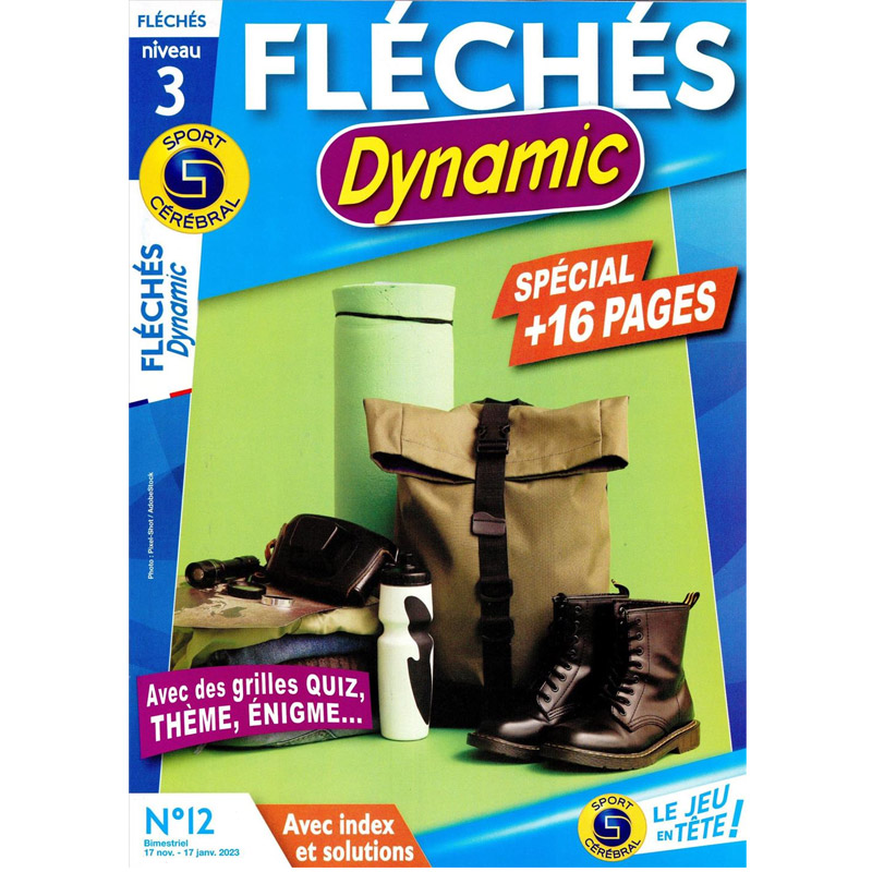 Magazine Sport Cérébral Mots Mel' Mini FLÉCHÉS DYNAMIC