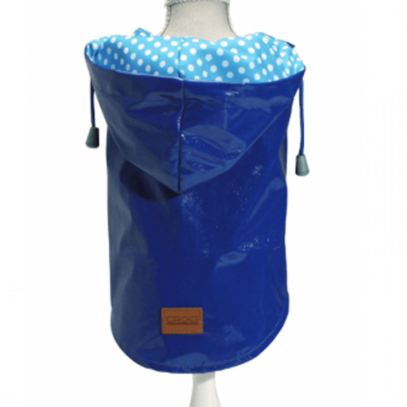 Manteau Imperméable pour chien CROCI Raindrop 25 cm - Bleu