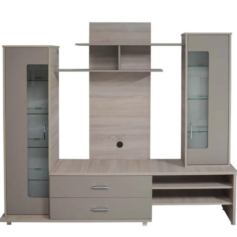 Meuble TV SOTUFAB LIVING MADRID 2020 - Chêne Brut & Grège