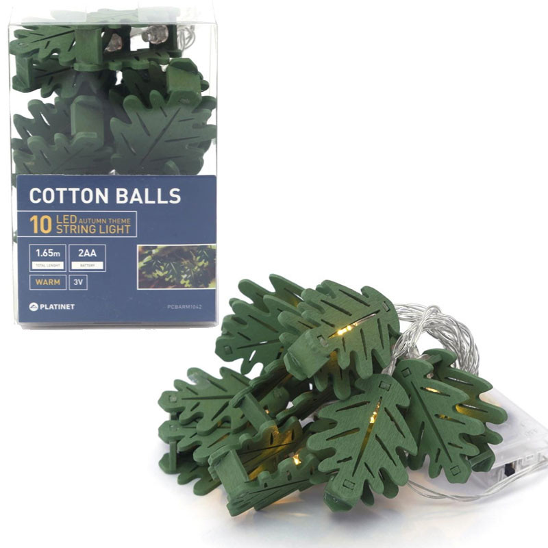 Lampes Décoratives Automne PLATINET En Coton - Vert