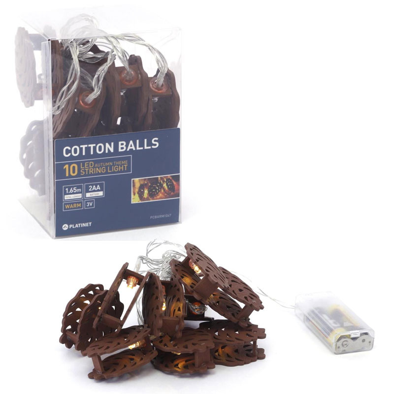 Lampes Décoratives Automne PLATINET En Coton - Marron