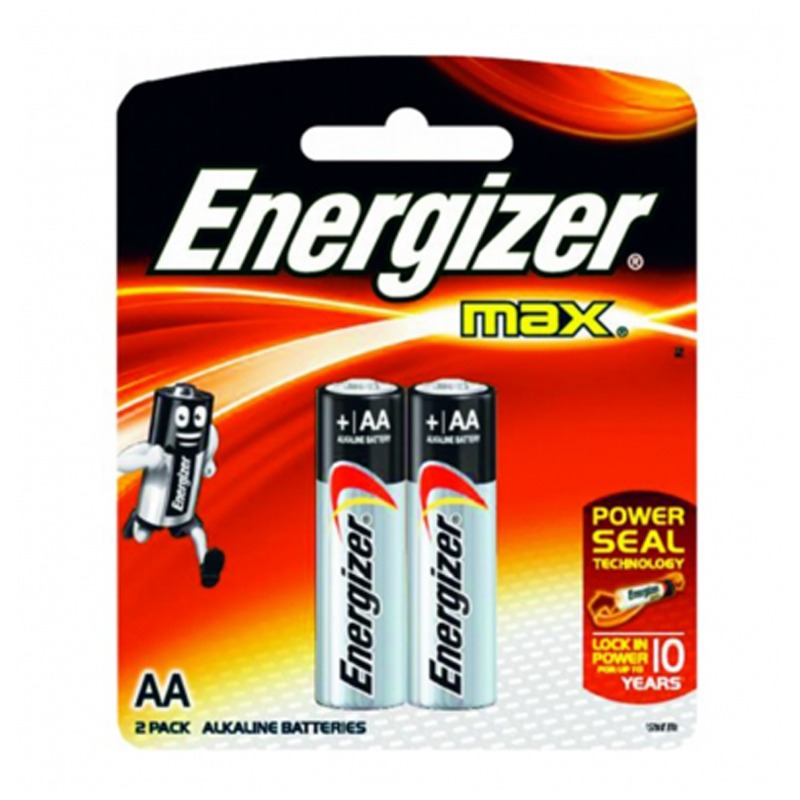 2x Piles ENERGIZER Max E91 AA
