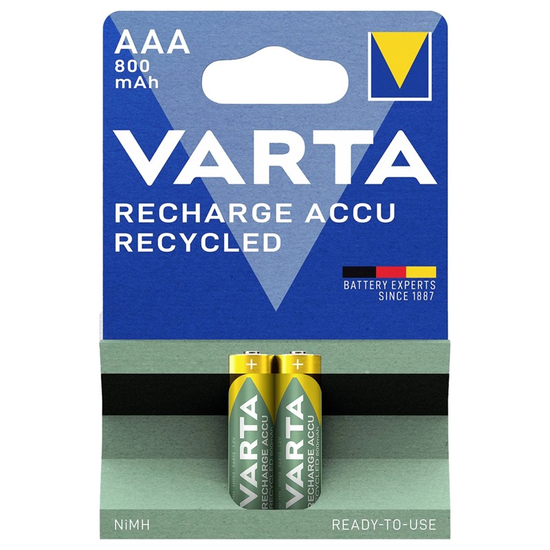 2x Piles Rechargeable VARTA AAA LR3