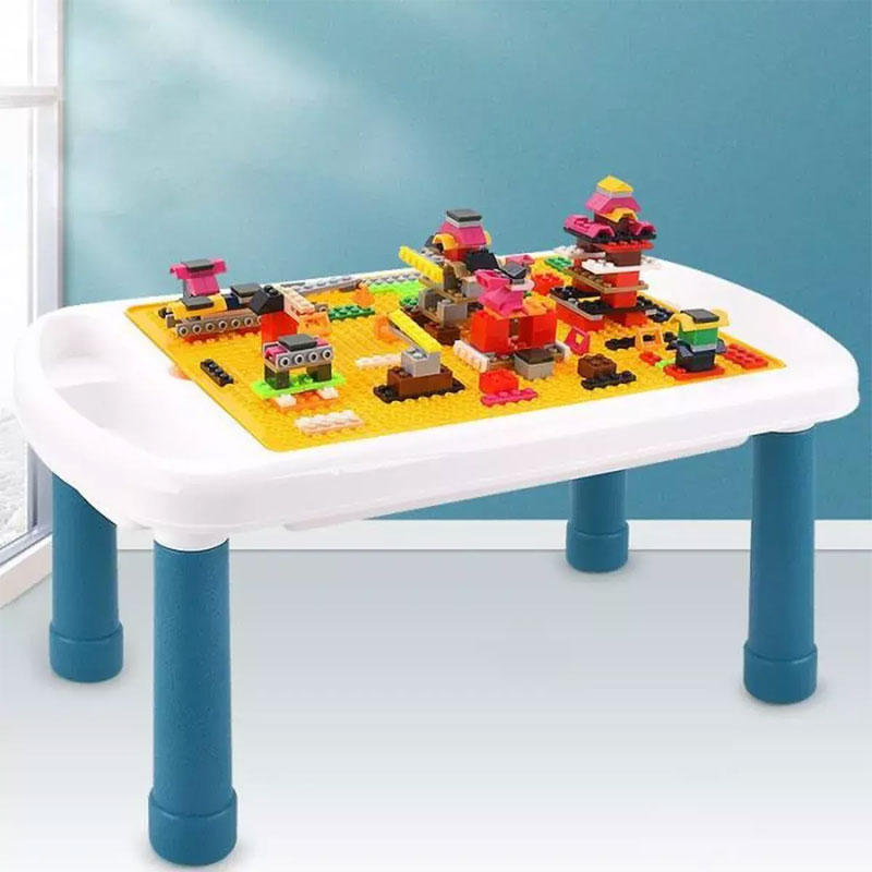 Bureau De Jouet Pour Enfant en Plastique - Blanc&Bleu(3869102LE)