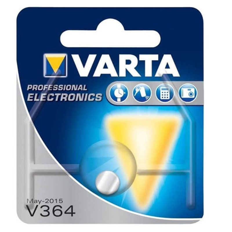Pile Bouton VARTA V364 1,55 V 17 mAh Pour Montres