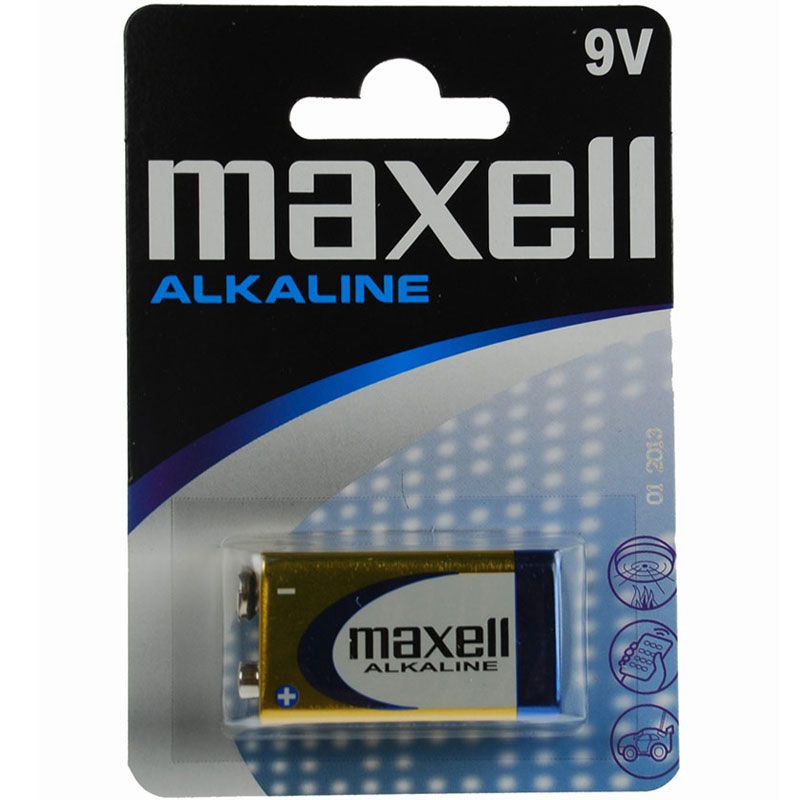 Pile MAXELL Alkaline 6LR61 9V
