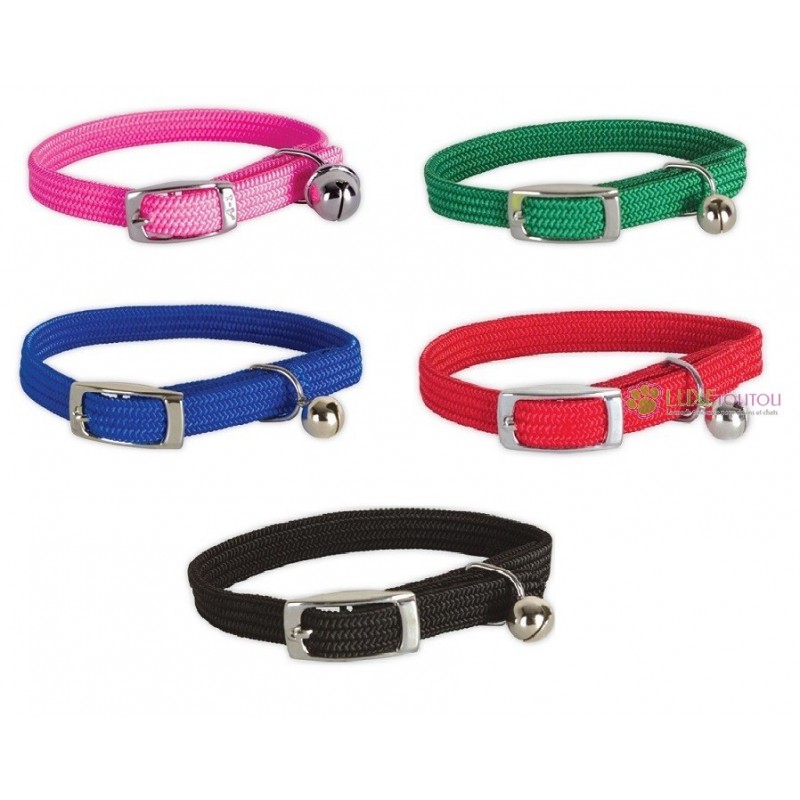 Collier pour chats Nylon Elastique Croci 1 cm x 30 cm