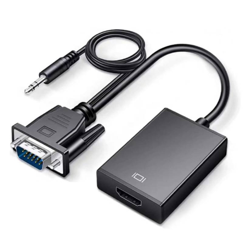 Adaptateur Convertisseur USB Type C Vers HDTV 4K 2en1 - Noir