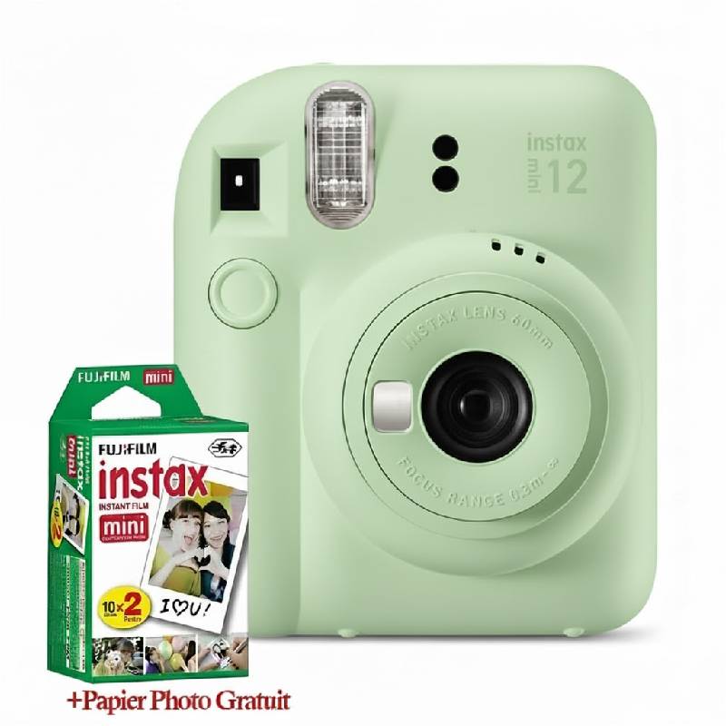 Appareil Photo Instantané FUJIFILM INSTAX Mini 12 - Vert