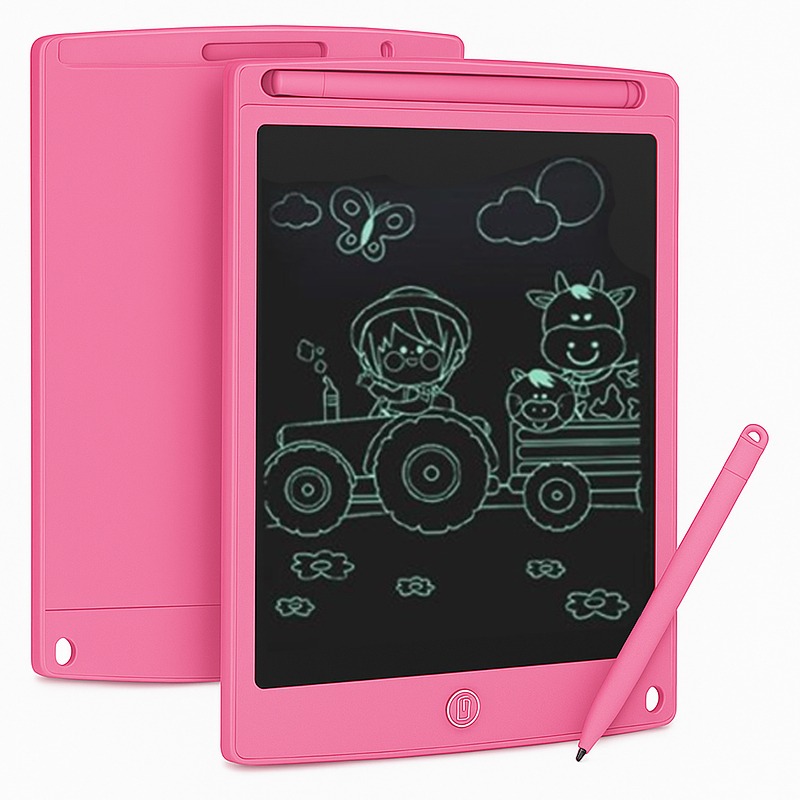 Ardoise Magique LCD 16'' Pour Enfant - Rose