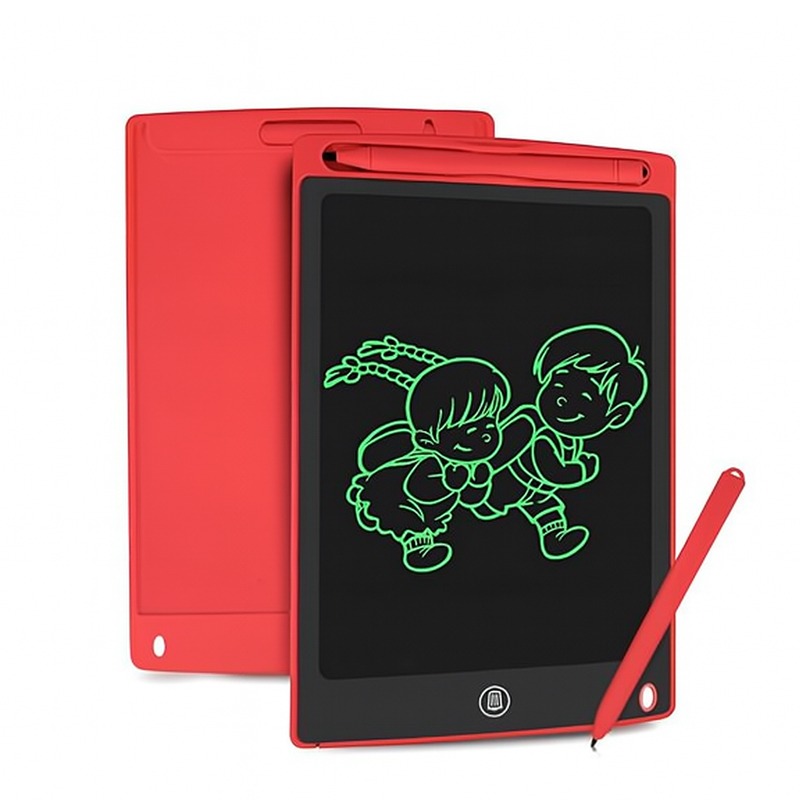 Ardoise Magique LCD 8.5'' Pour Enfant - Rouge