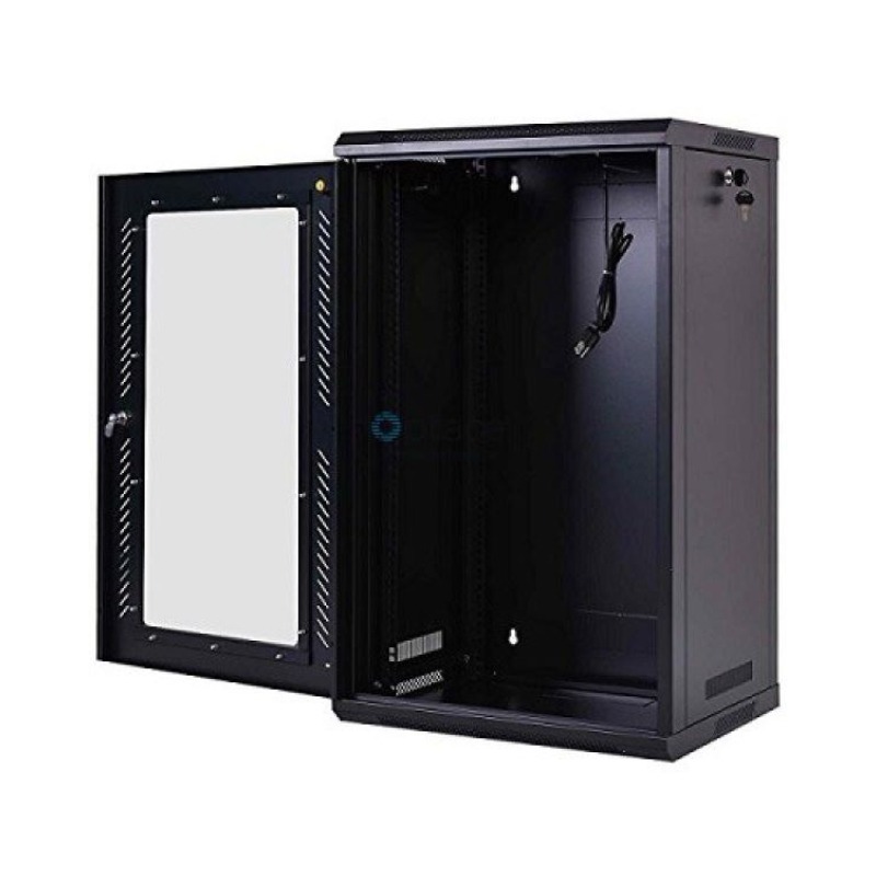 Armoire Murale D-LINK Avec porte vitrée - (NWR-18U-6060-BL-GL)