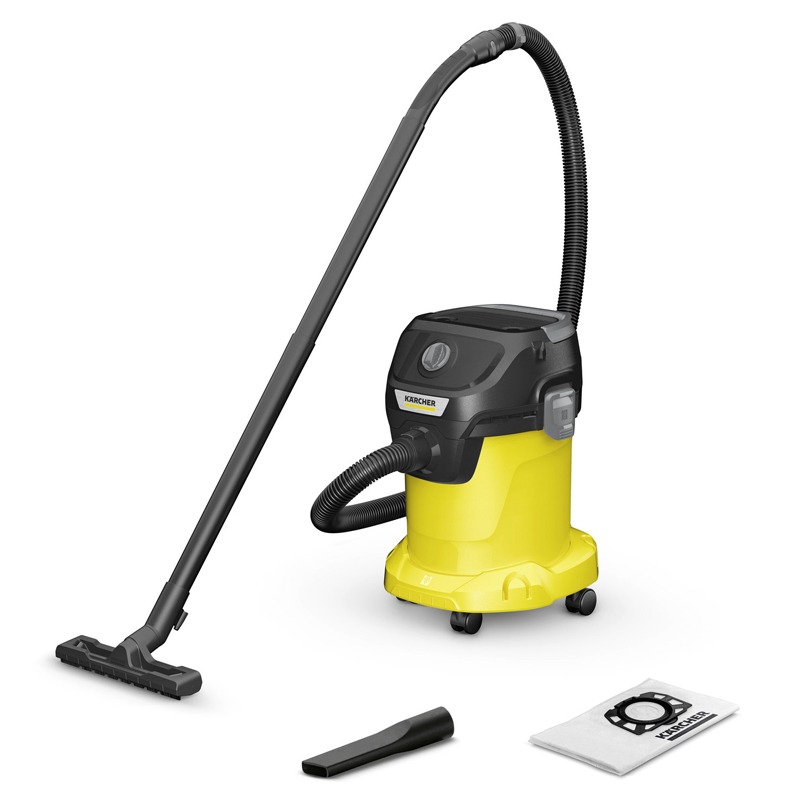 Aspirateur Eau Et Poussière KÄRCHER KWD 3 V 1000W - Noir&Jaune