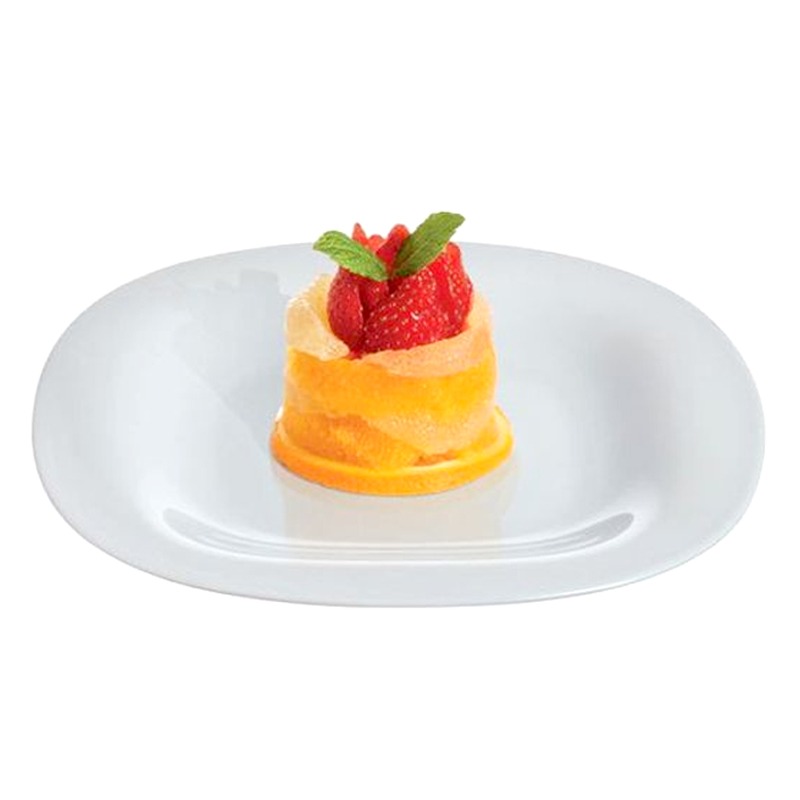 Assiette Dessert LUMINARC Carine 19 cm - Blanc