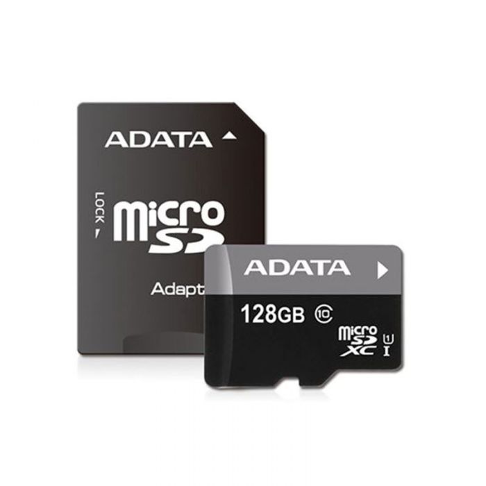 Carte Mémoire ADATA 128GB Micro SDXC Class 10 avec Adaptateur