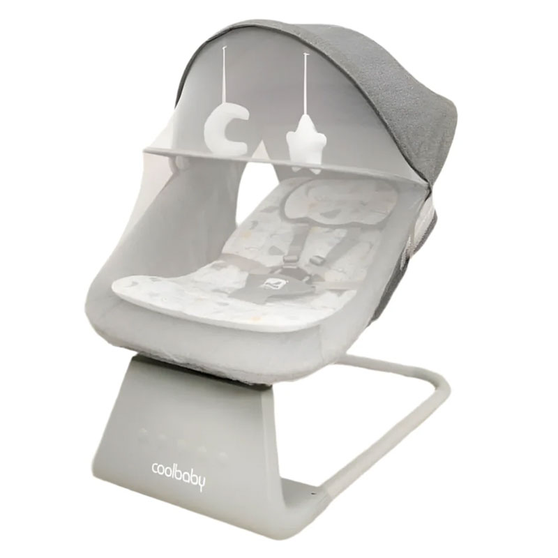 Balançoire COOLBABY Deluxe Baby Swing Pro Gris