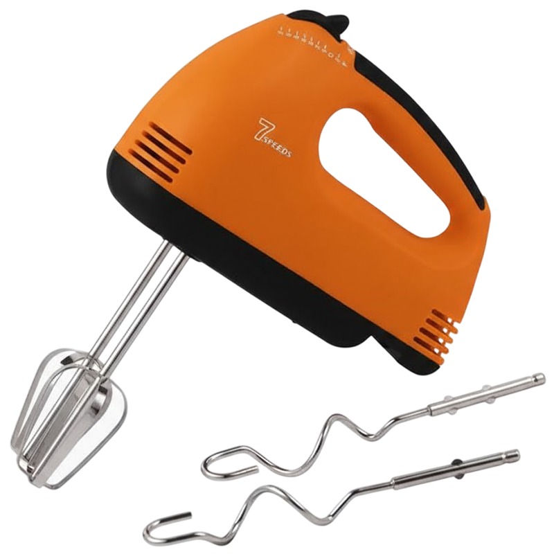 Batteur À Main Sans Bol IRONIX WMN43-23 280W - Orange&Noir