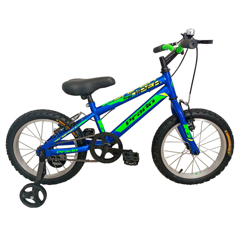 Bicyclette PRADO SNIPER 16 Pour Garçon - Bleu&Vert