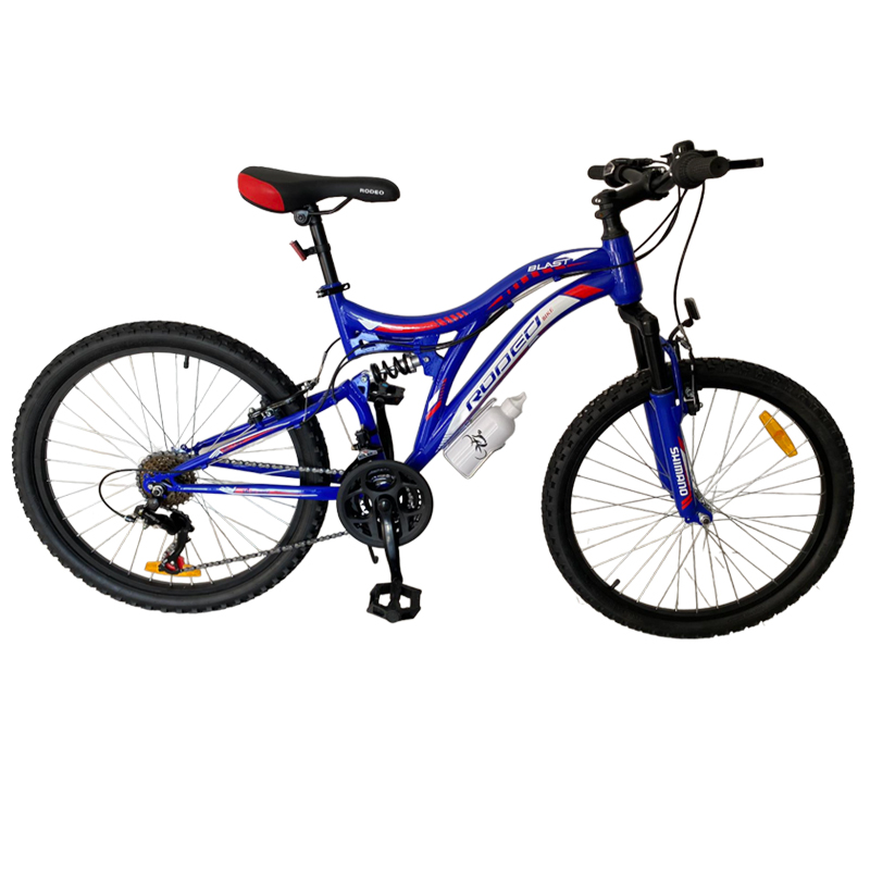 Bicyclette VTT RODEO 24" Blast 18 Vitesses - Bleu