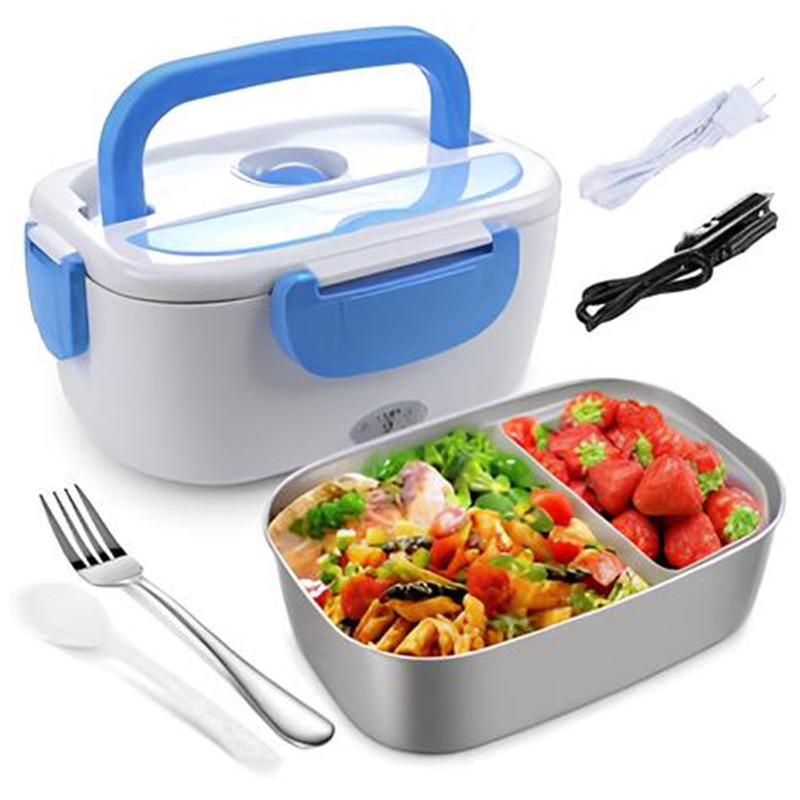 Boîte à Déjeuner Chauffante Électrique 40W - Bleu