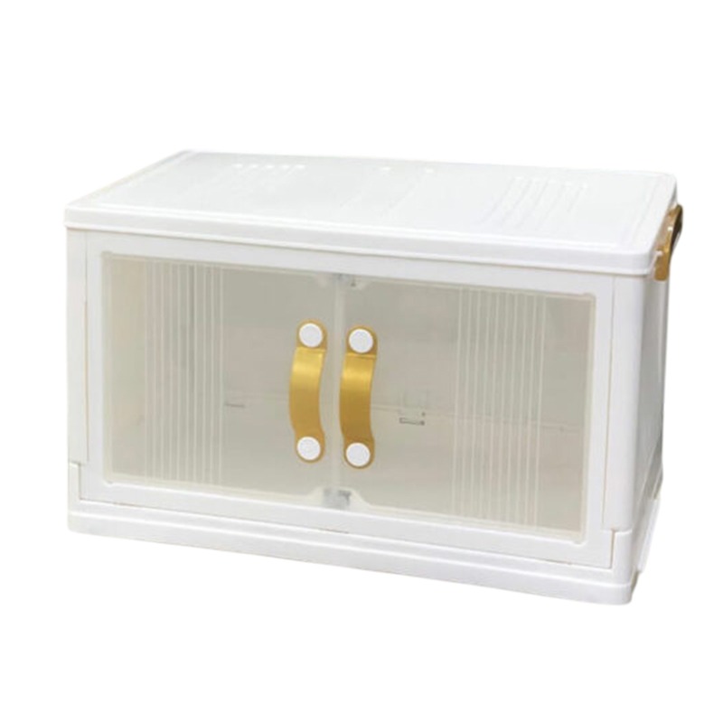 Boîte De Rangement SOFPINCE Pliable en Plastique - Blanc