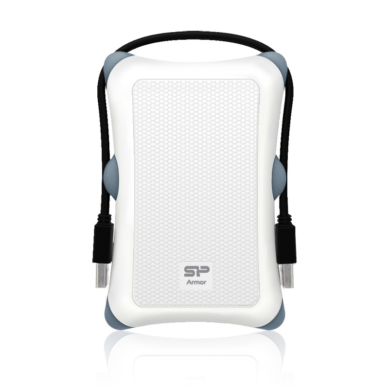 Boitier Anti Choc SILICON POWER A30 SATA 2.5" USB 3.0 - Blanc