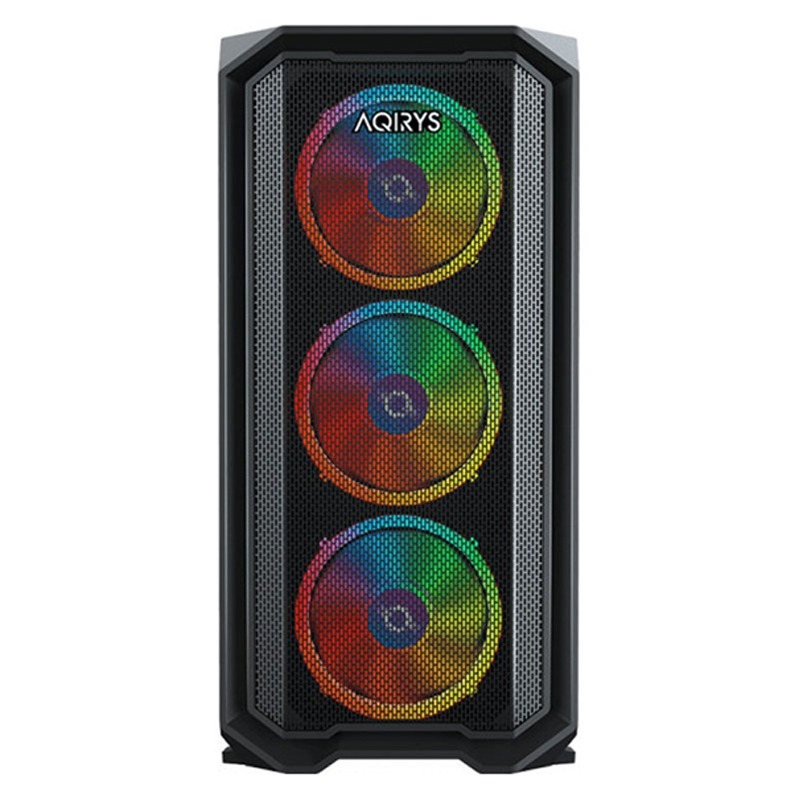 Boitier Gamer AQIRYS WEZEN Mini Tour MATX 4 FANS RGB – Noir