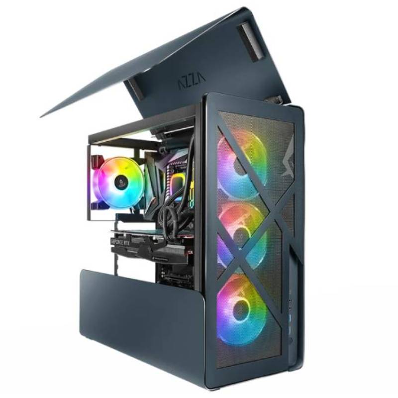 Boîtier Pc Gamer AZZA CAST CSAZ-808B-M - Noir