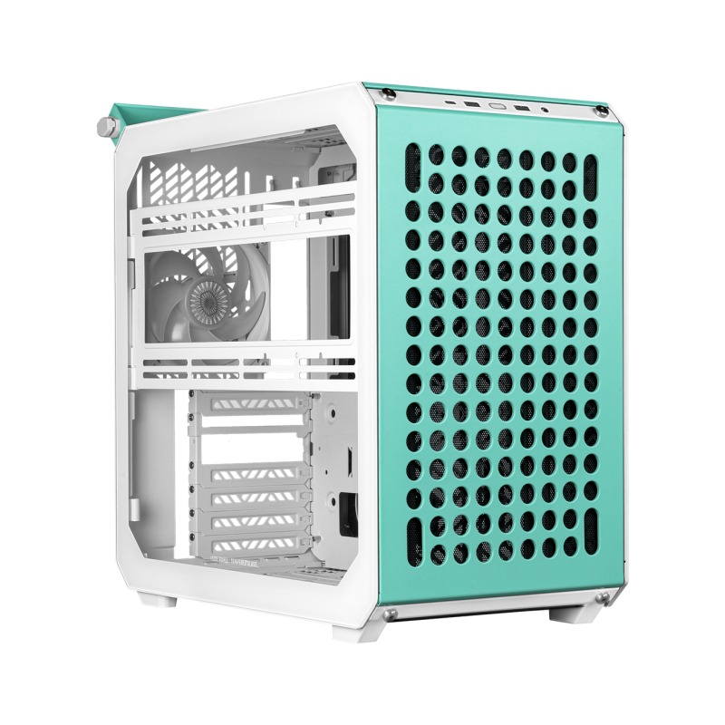 Boîtier PC COOLER MASTER Qube 500 Flatpack Macaron Edition - Blanc