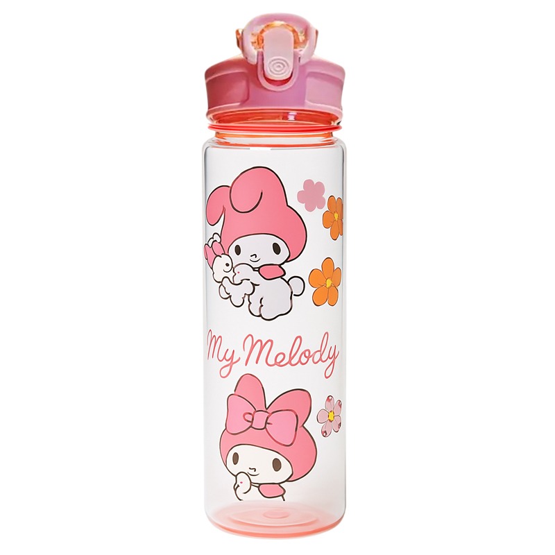 Bouteille D'Eau Transparente Avec Bouchon Pratique 500ml - Rose