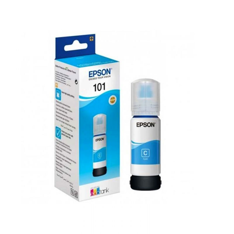 Bouteille D'encre Adaptable EPSON 101 - Cyan (C13T03V24AA)