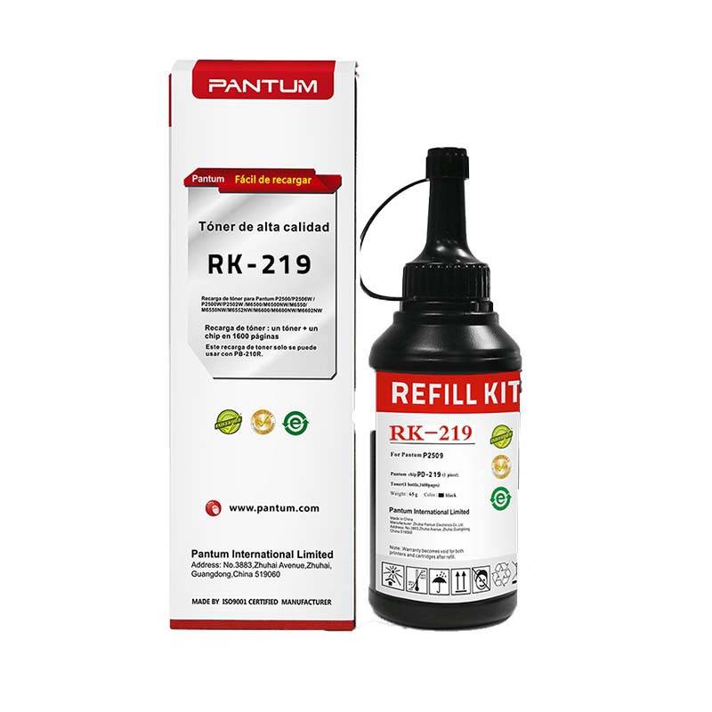 Bouteille d'encre Pour Toner PANTUM RK-219 - Noir