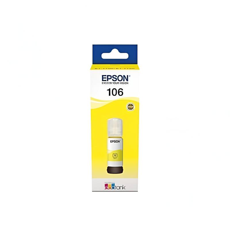 Bouteille d'encre d'origine EPSON ECOTANK 106 jaune