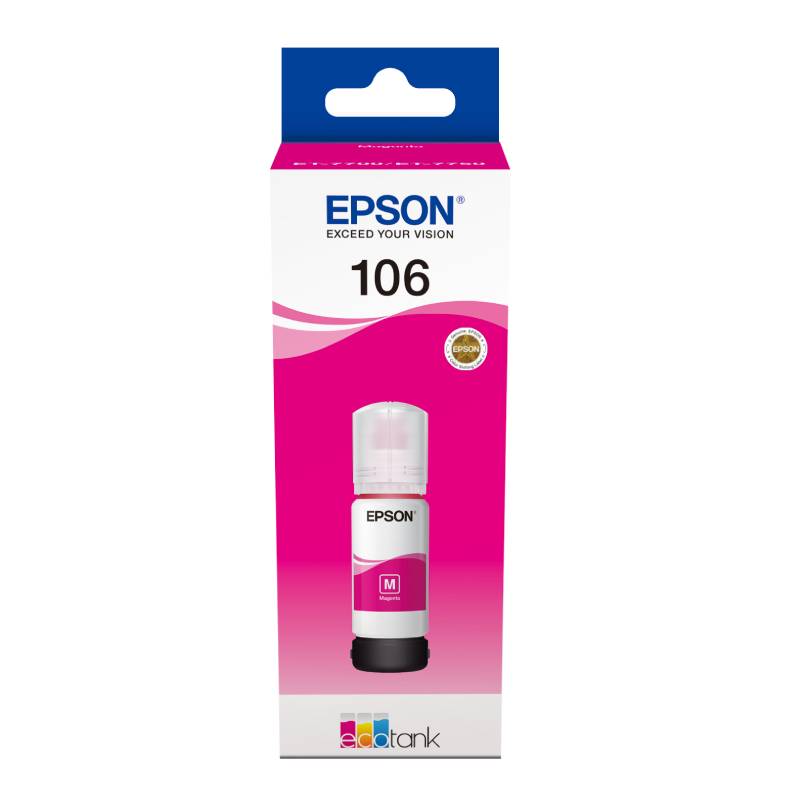 Bouteille d'encre d'origine EPSON ECOTANK 106 magenta