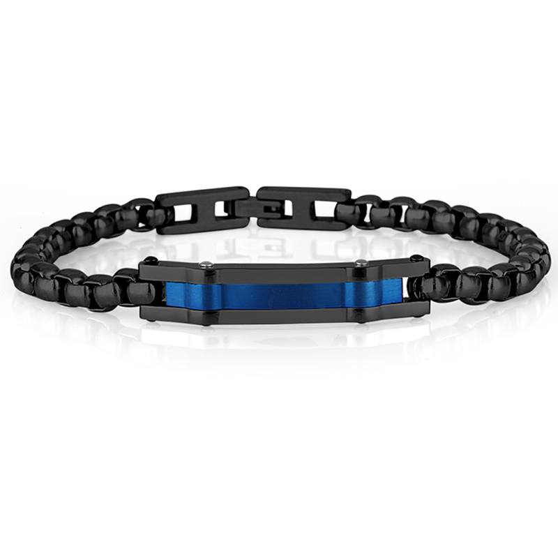 Bracelet Homme POLO SANTA BARBARA - Noir & Bleu