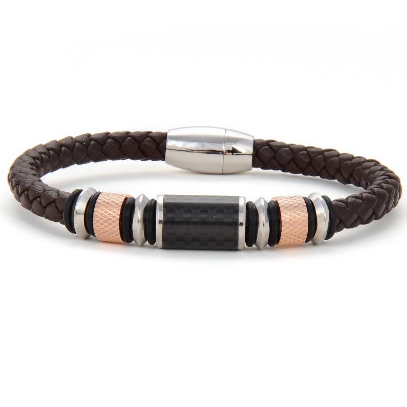 Bracelet Homme POLO SANTA BARBARA - Marron & Noir