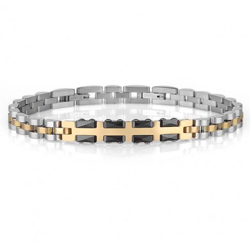 Bracelet Homme POLO SANTA BARBARA - Silver & Gold