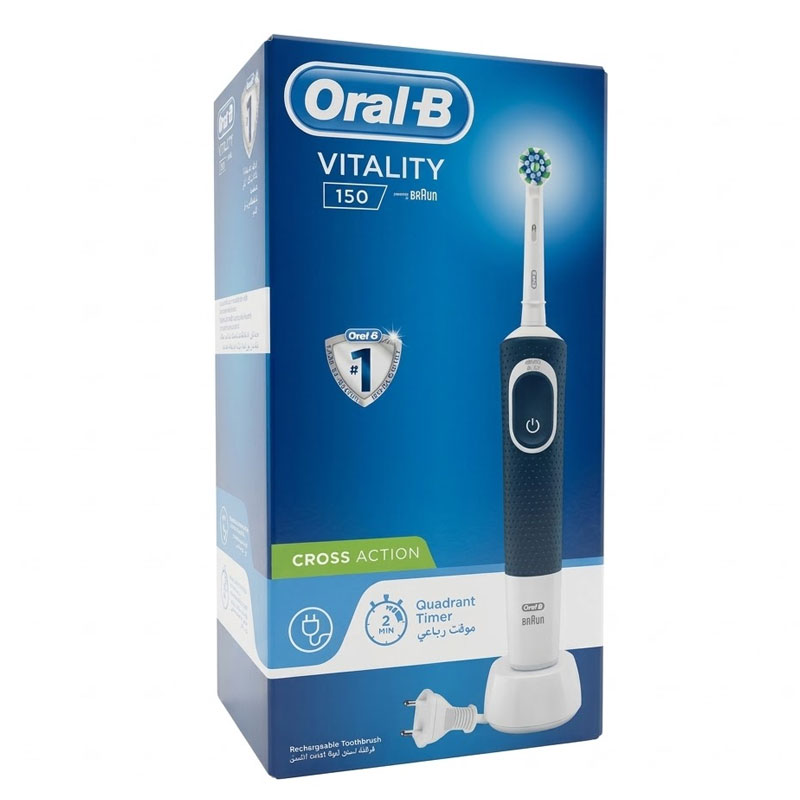 Brosse À Dents Électrique ORAL-B CROSS ACTION D100-413-1-N - Noir