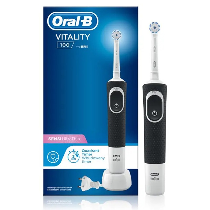 Brosse À Dents Électrique ORAL-B Sensitive D100-413-1-N - Noir