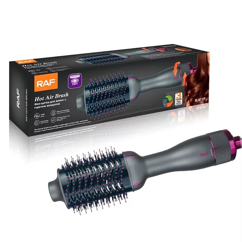 Brosse Soufflante 3EN1 RAF R-411P 1200 Watts - Noir