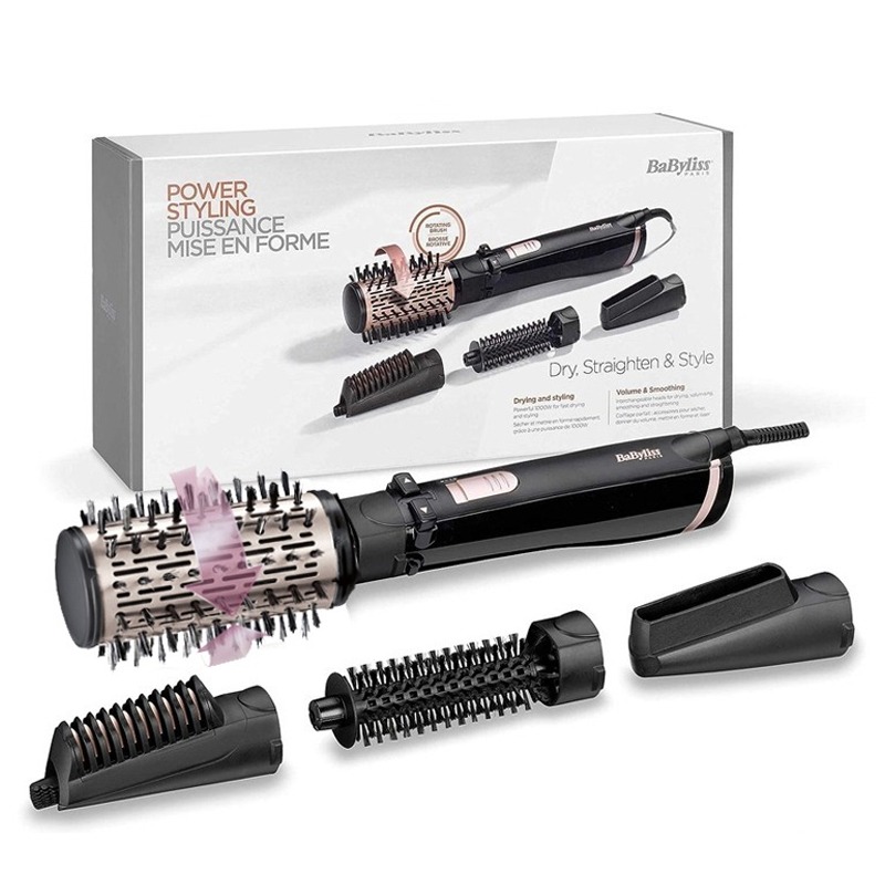 Brosse Soufflante BABYLISS Dry Straighten and Style 1000W - Noir