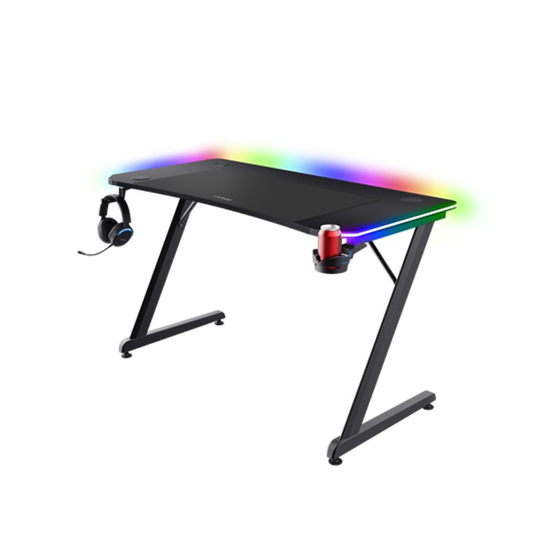 Bureau de Gaming TRUST GXT 710 Luminus RGB - Noir