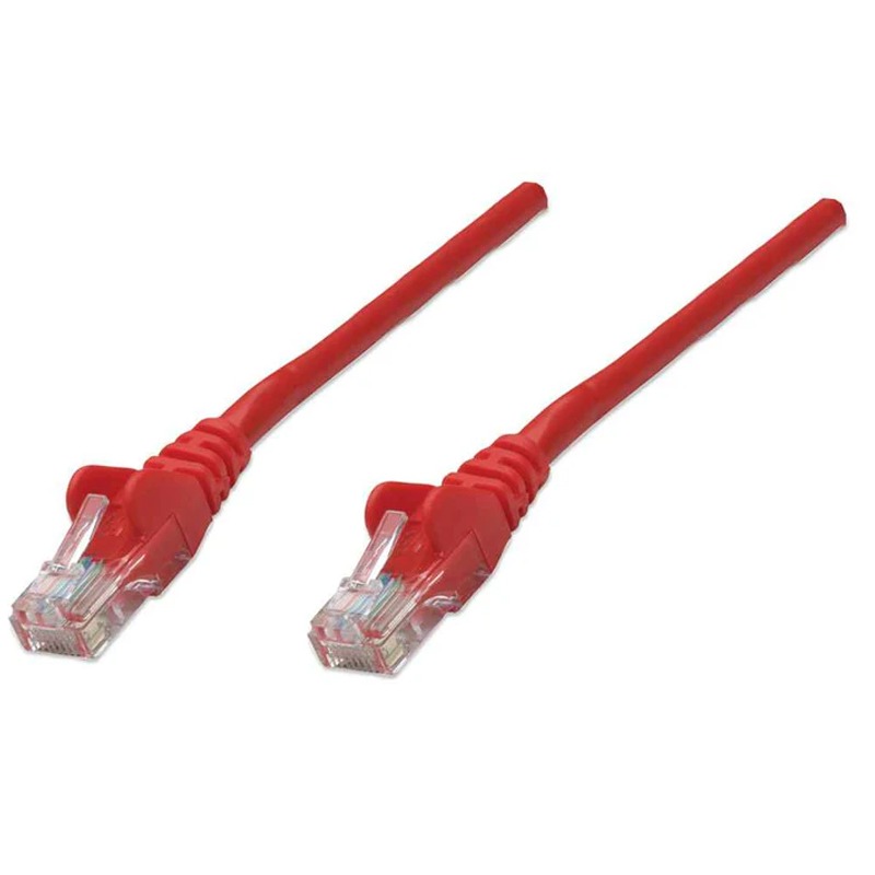 Câble Réseau INTELLINET UTP Cat 6 RJ45 1M - Rouge