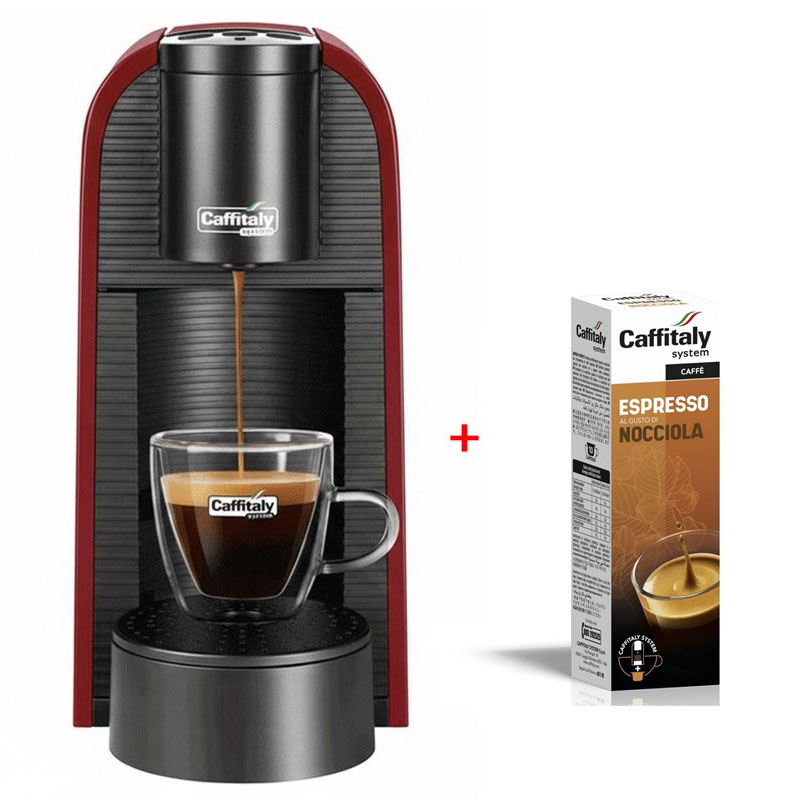 Machine à Café CAFFITALY VOLTA S36 1450W + Paquet De 10 Capsules