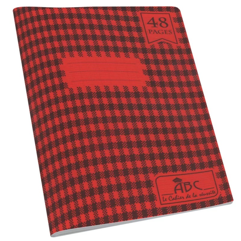 Cahier Super ABC 48 Pages 60Gr Rouge