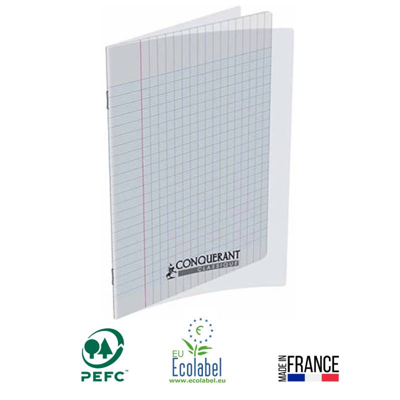 Cahier Piqûre CONQUERANT 96 Pages 90 Gr Seyès 17x22 cm