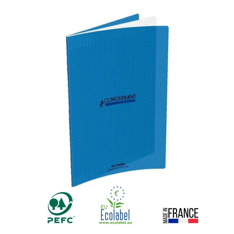 Cahier Piqûre CONQUERANT 96 Pages 90 Gr Seyès 21x29.7 cm - Bleu