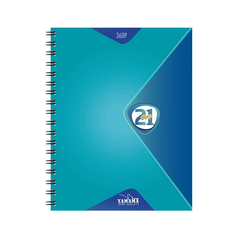 Cahier Wiro YAMAMA 360 Pages UNI 17x22 cm 2en1 80 Gr